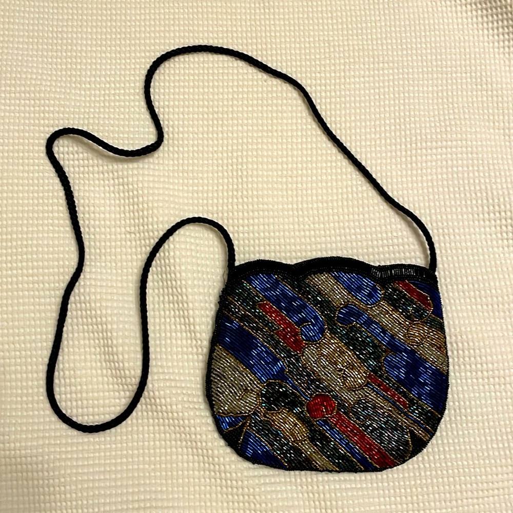 ✨gorgeous✨ Vintage beaded purse multicolor beads